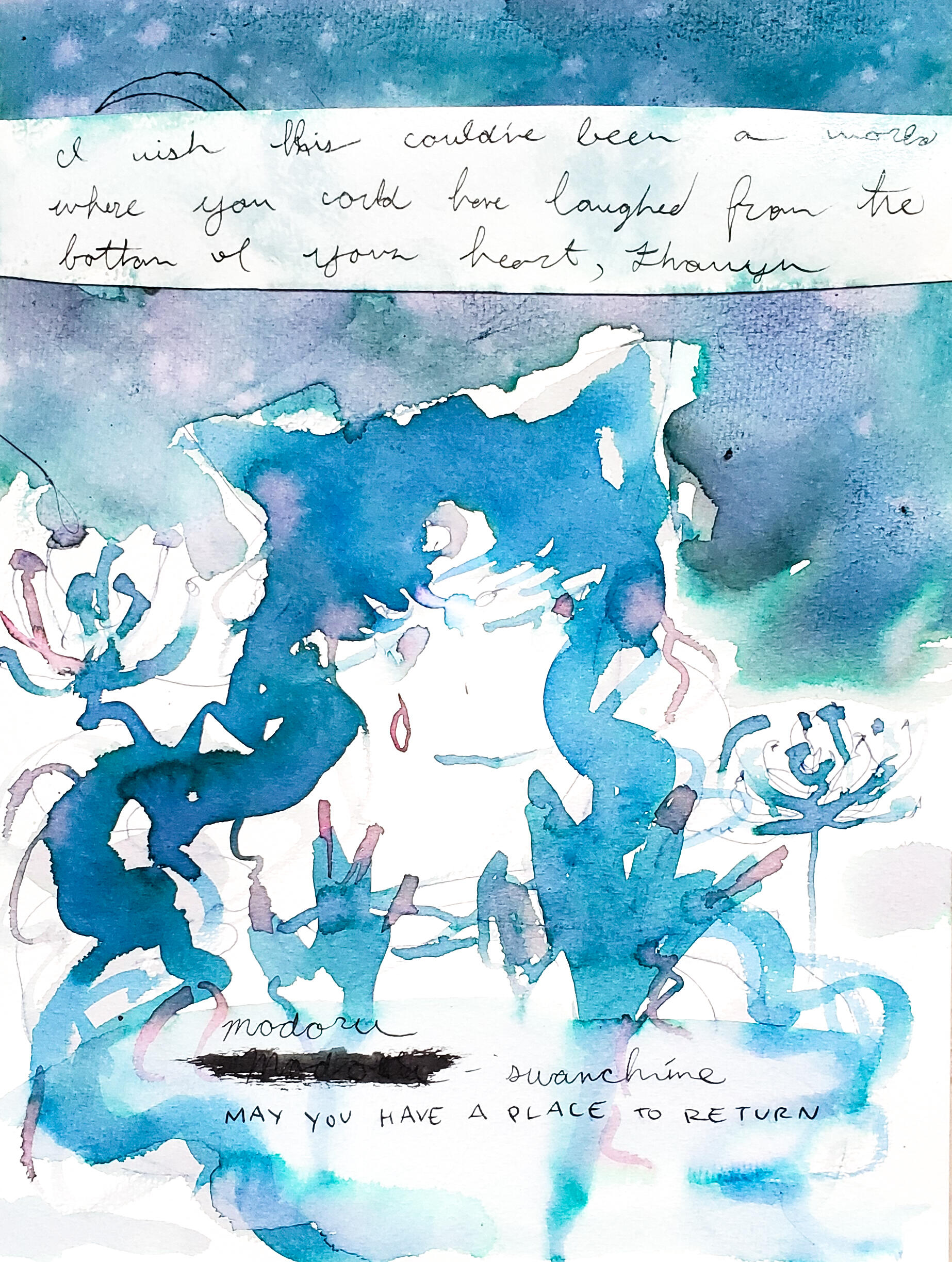 I wish you could've laughed from the bottom of your heart, zhouyu / modoru - swanchime / may you have a place to return